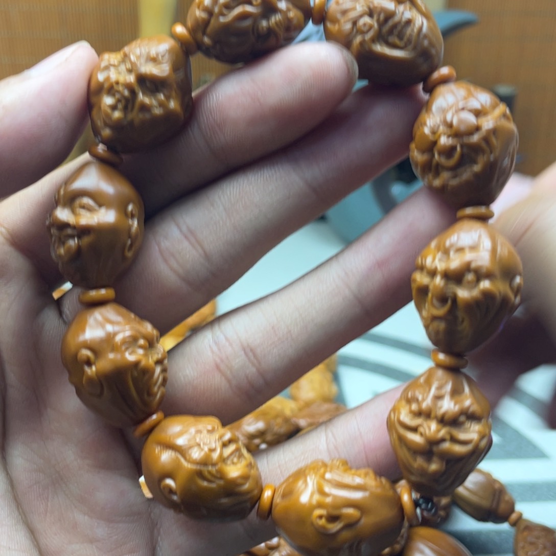 橄榄核手串/手链橄榄核雕工艺手串5119