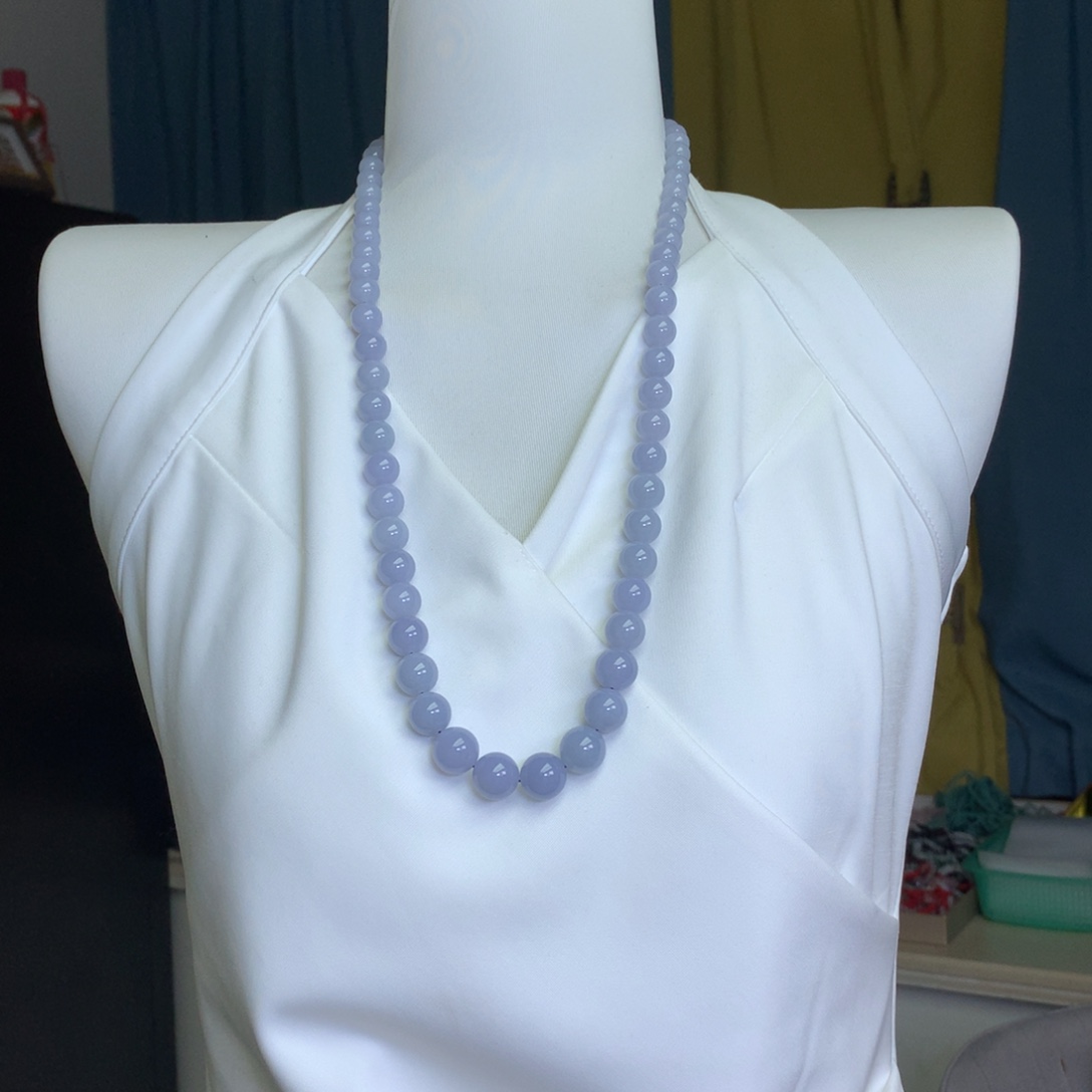 翡翠未镶嵌颈饰天然