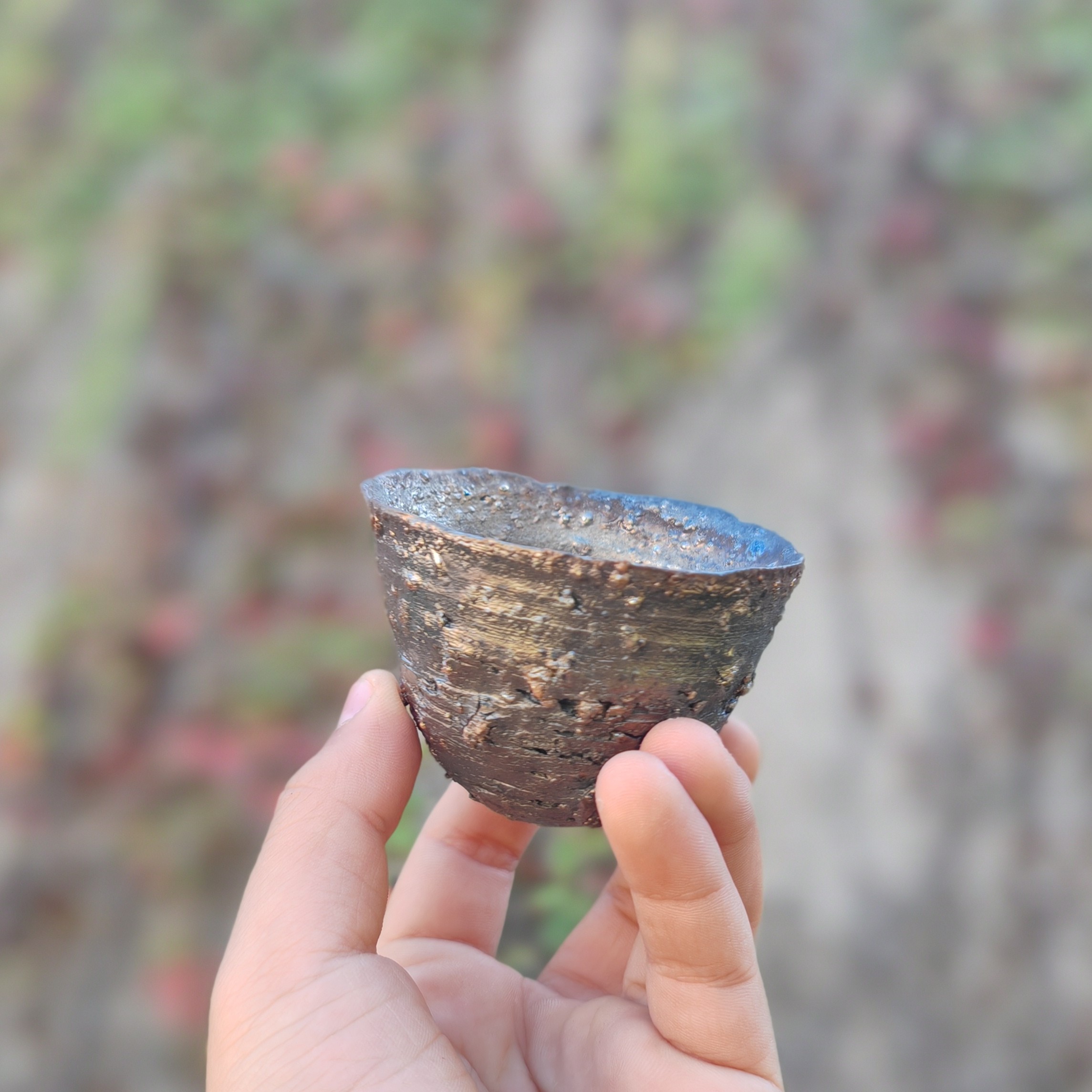 复古柴烧杯诧寂风（1、2、3、5）四个杯子