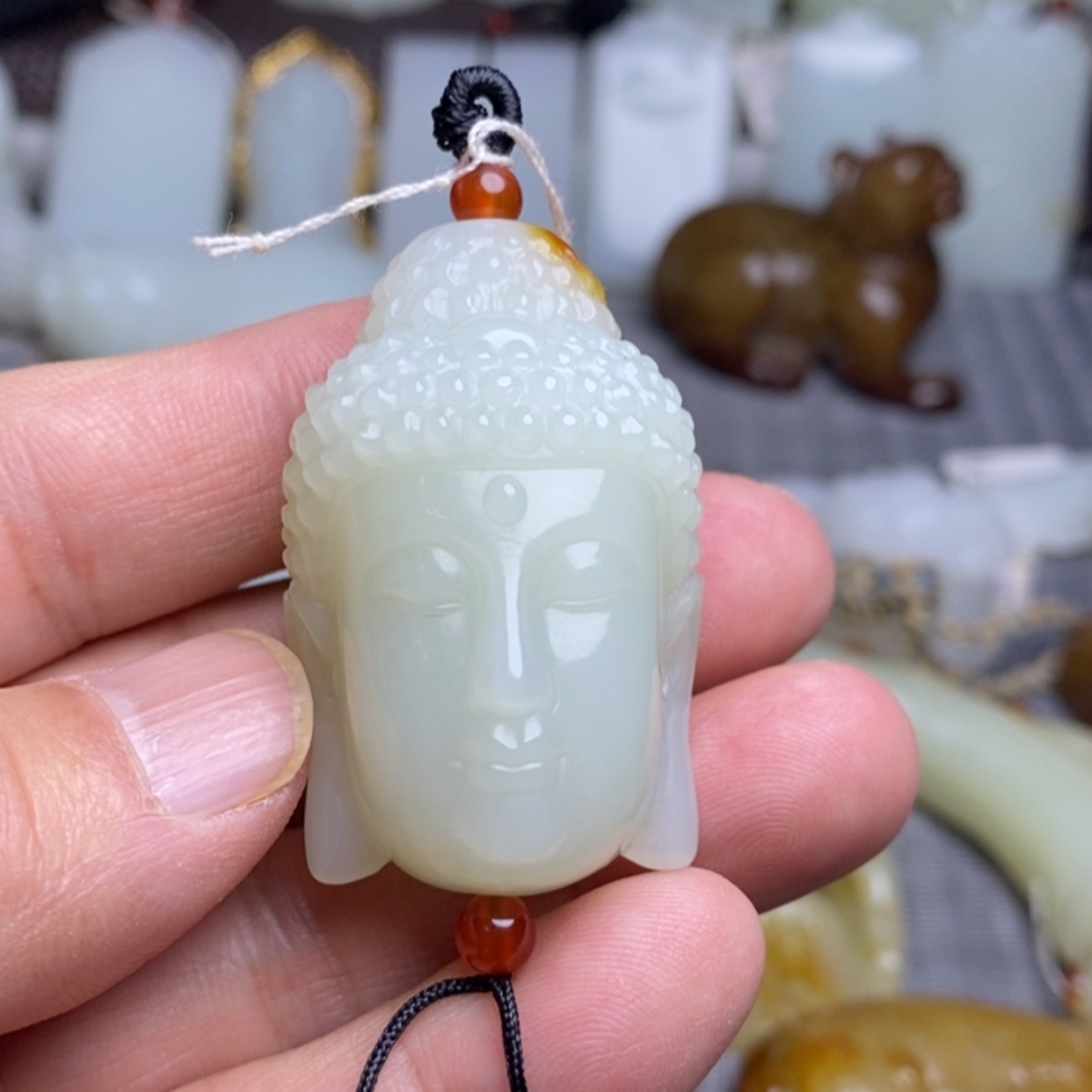 【闪购商品】和田玉（糖玉）颈饰未镶嵌