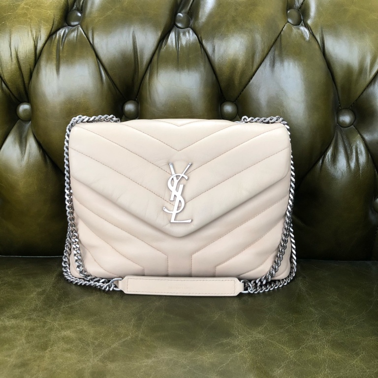95新 YSL/圣罗兰 安洁利严选 圣罗兰LOULOU链条单肩包 WHZ412099H