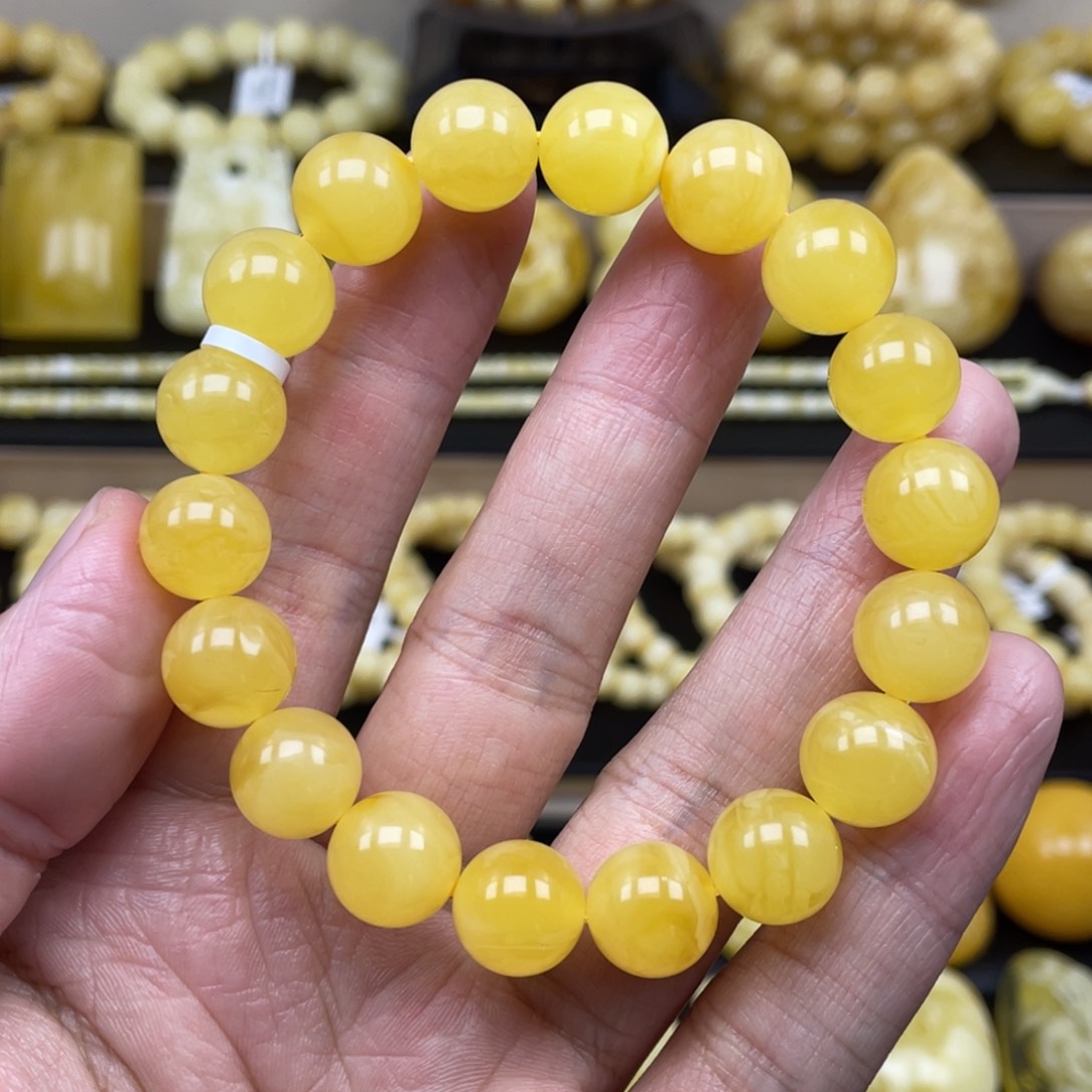 琥珀裸石未镶嵌琥珀蜜蜡