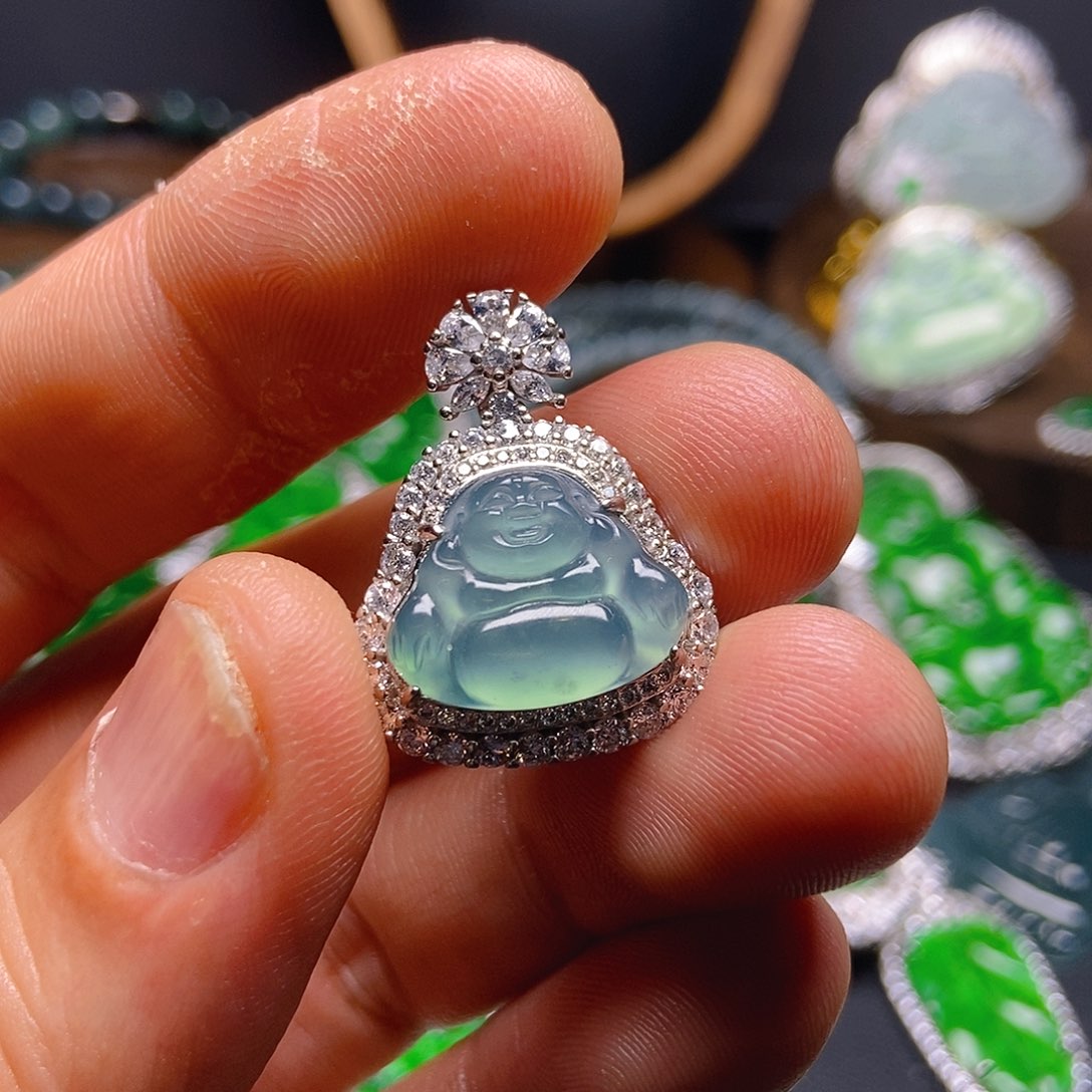 翡翠吊坠(不含链)未镶嵌061吊坠