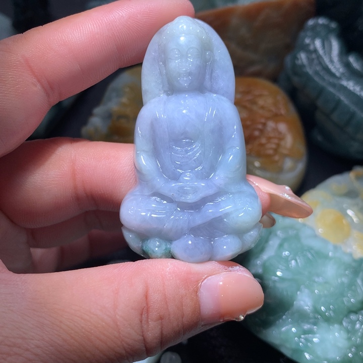 翡翠未镶嵌颈饰保真天然A货翡翠