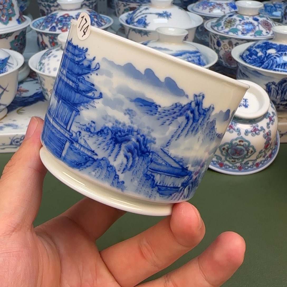 彦祖纯手工手绘茶具174