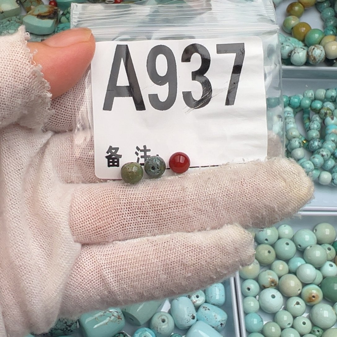 未镶嵌卡6老型一对南红玛瑙