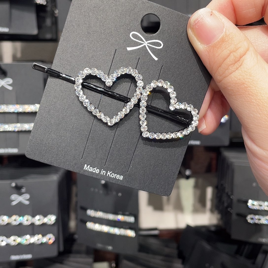 布艺非金属一字爱心