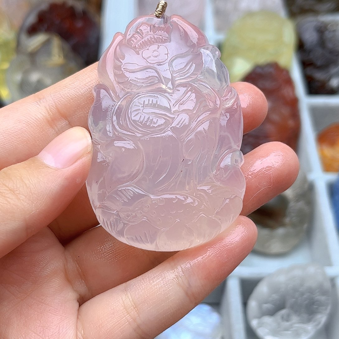 水晶吊坠(不含链)未镶嵌