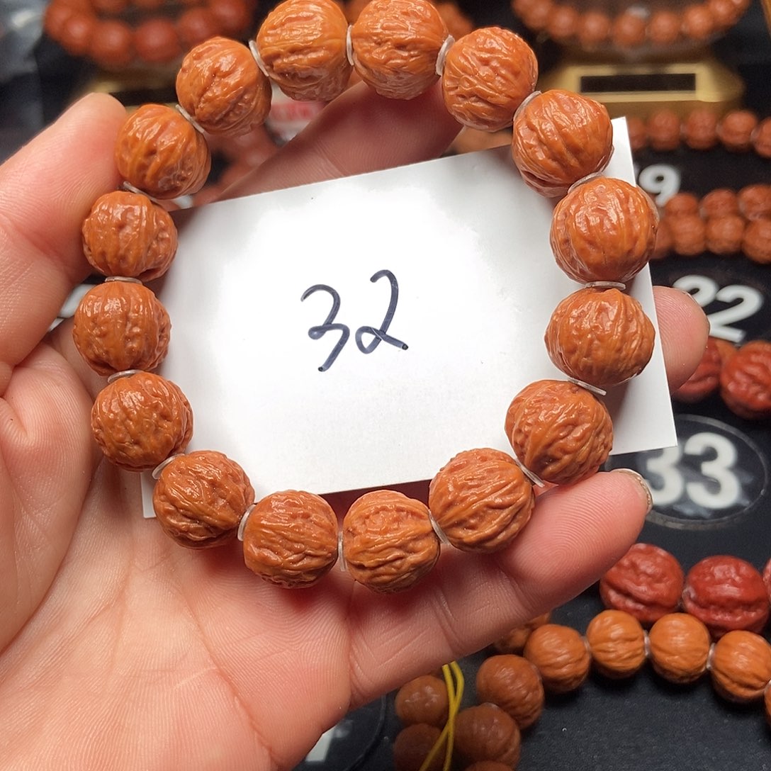 文玩核桃手串元宝树皮纹16