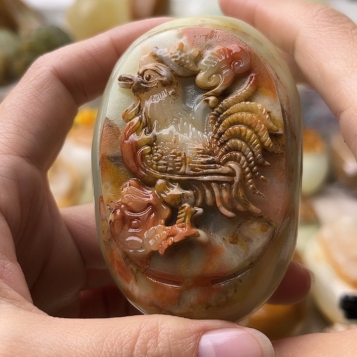 石材古青石不退换鸡