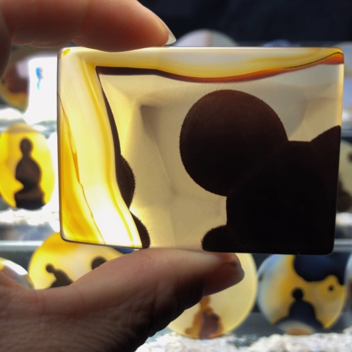 合金玛瑙/玉髓珠宝奇石30有瑕