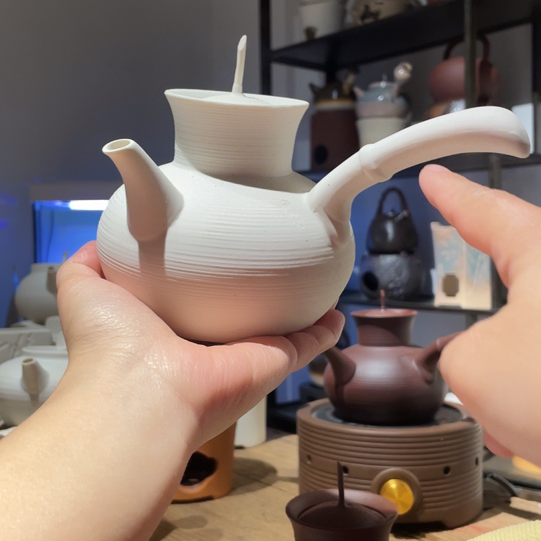 一***禅550ml原矿白泥砂铫壶宝瓶