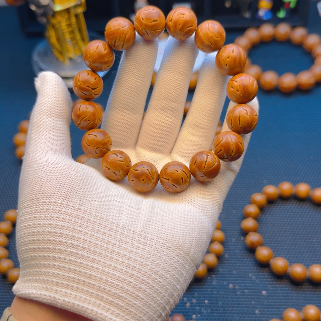 桃核手串龙纹桃核16尺寸福利