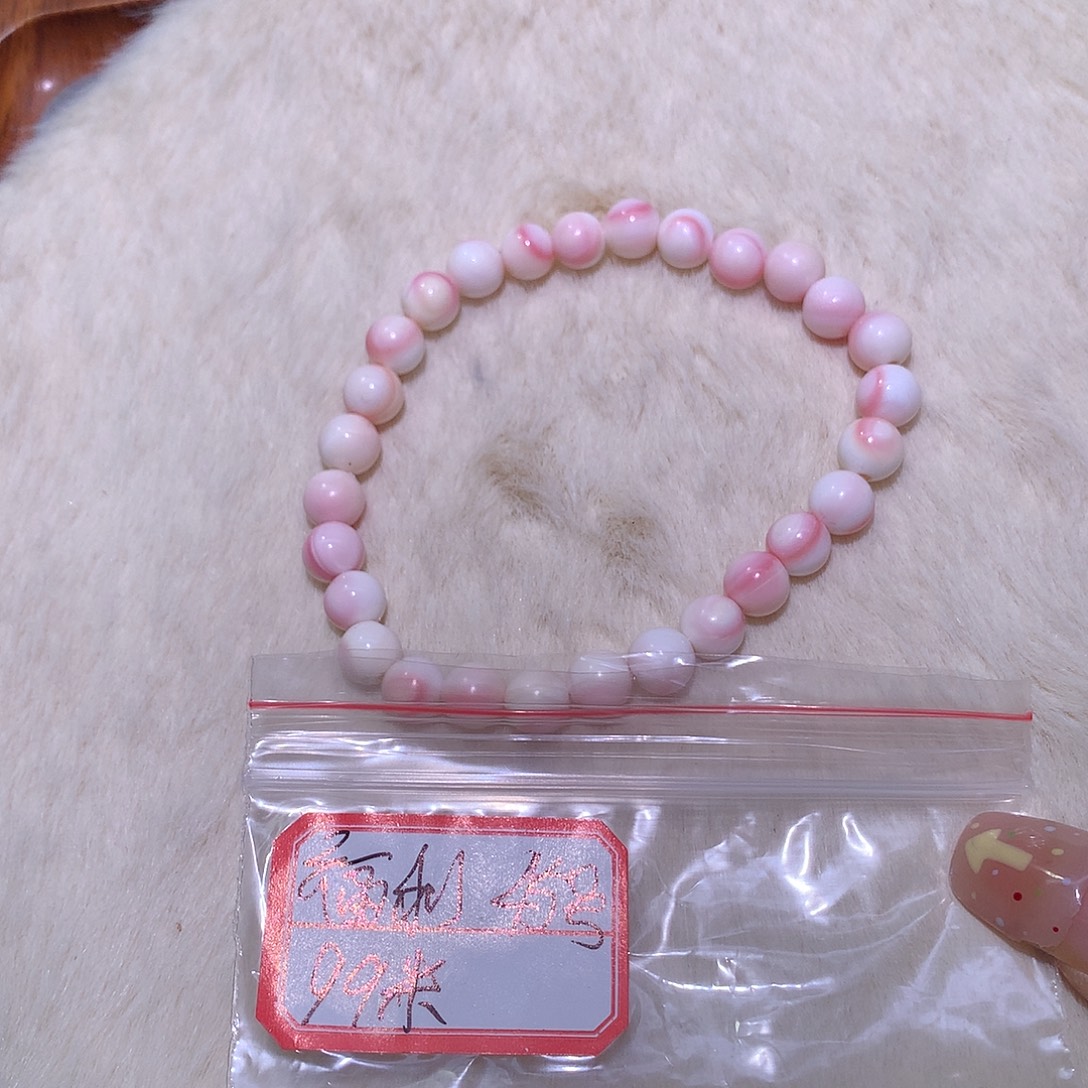 贝壳非金属女王螺贝手串45号