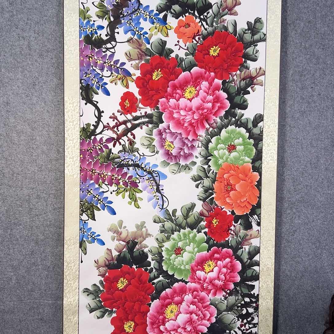 国画407 花鸟在此鸣叫时还要一