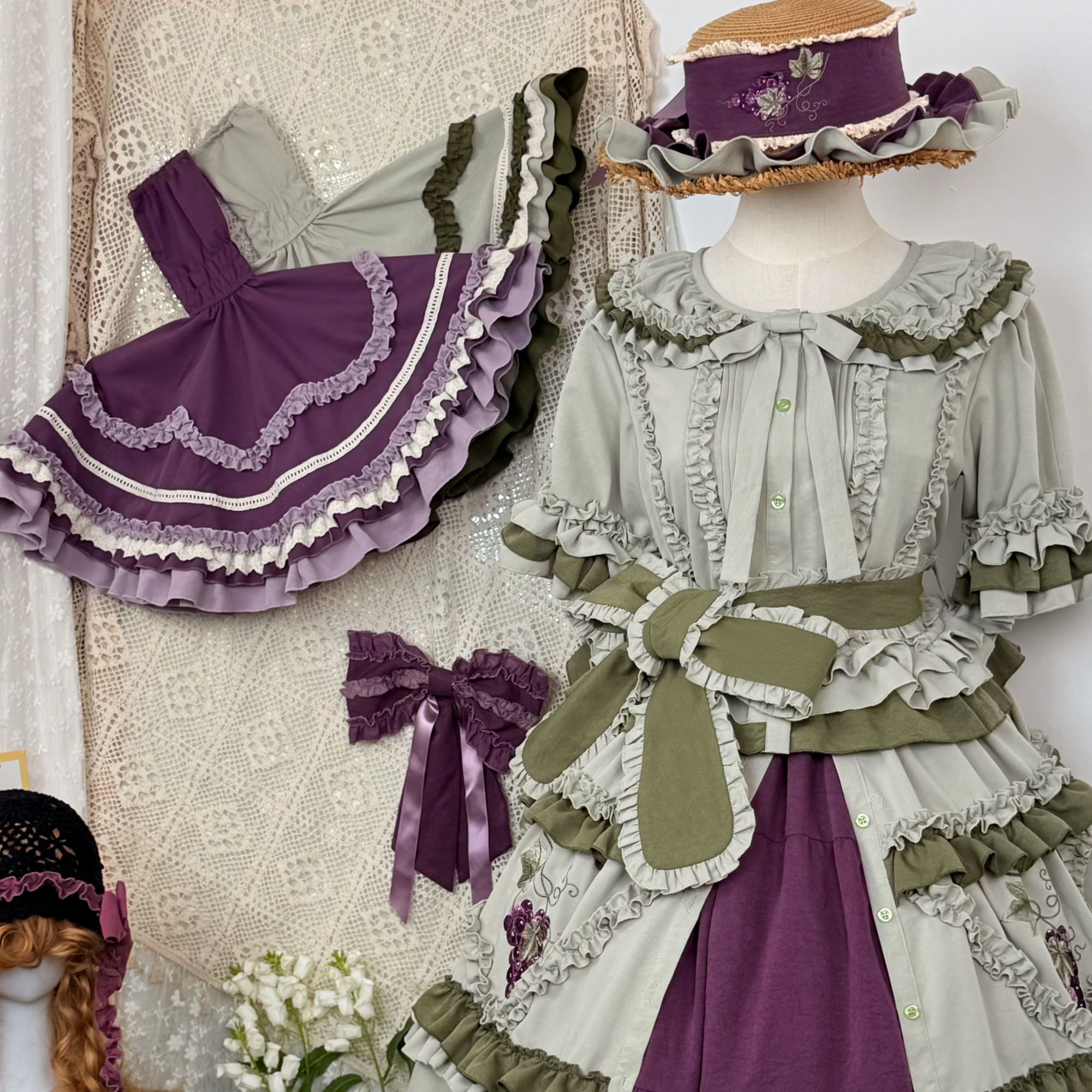 【葡萄熟了系列】姬袖 BUNNY魔法森林 原创设计