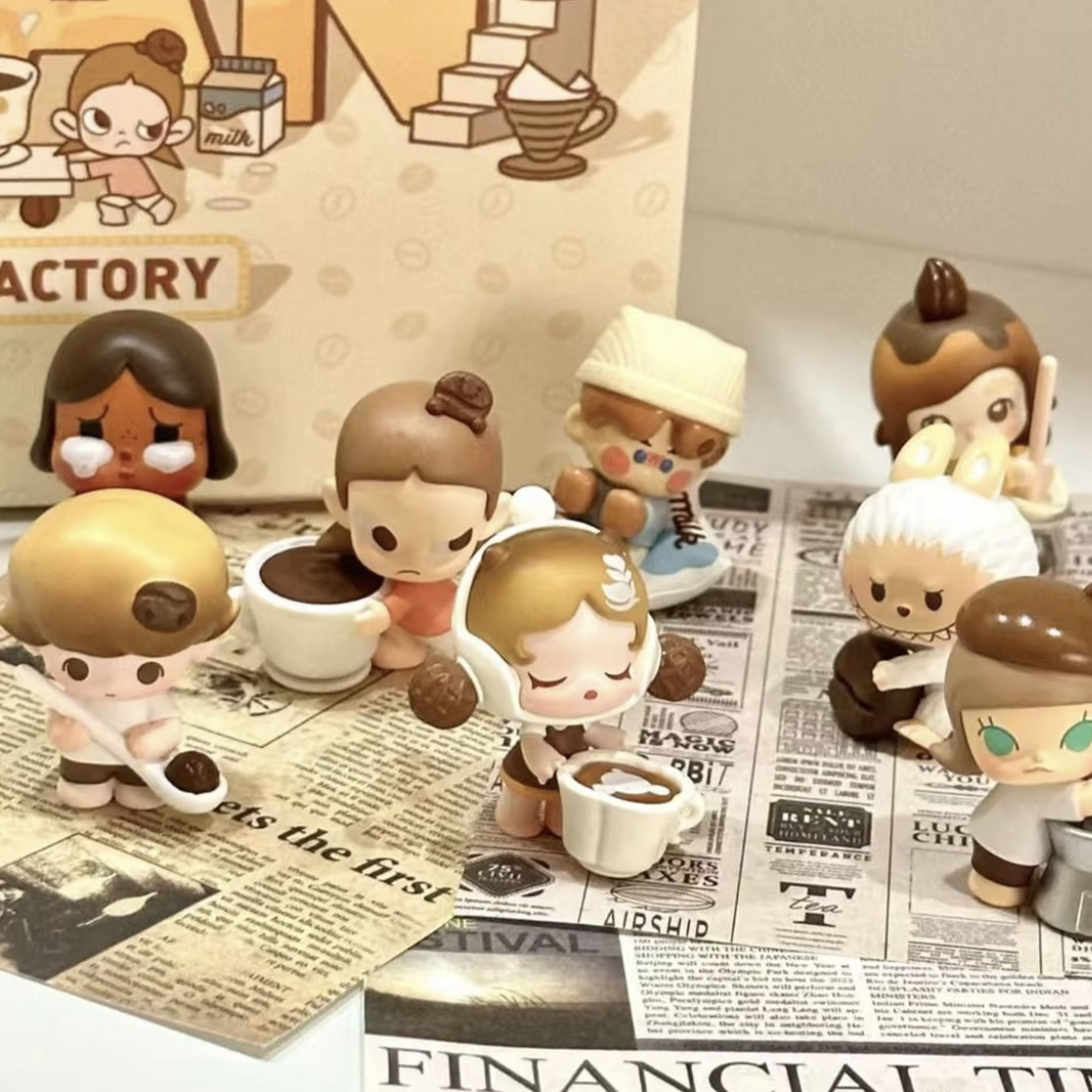 （抽卡版）咖啡工厂系列萌粒（许愿）潮玩盲盒代拆