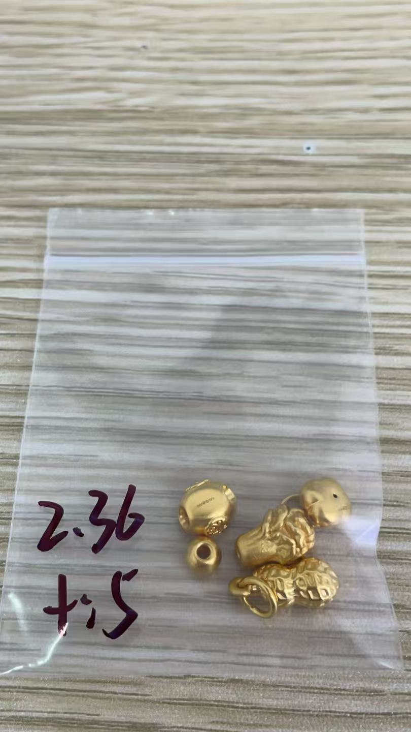  足金999  金珠 好事发生 元宝 白菜