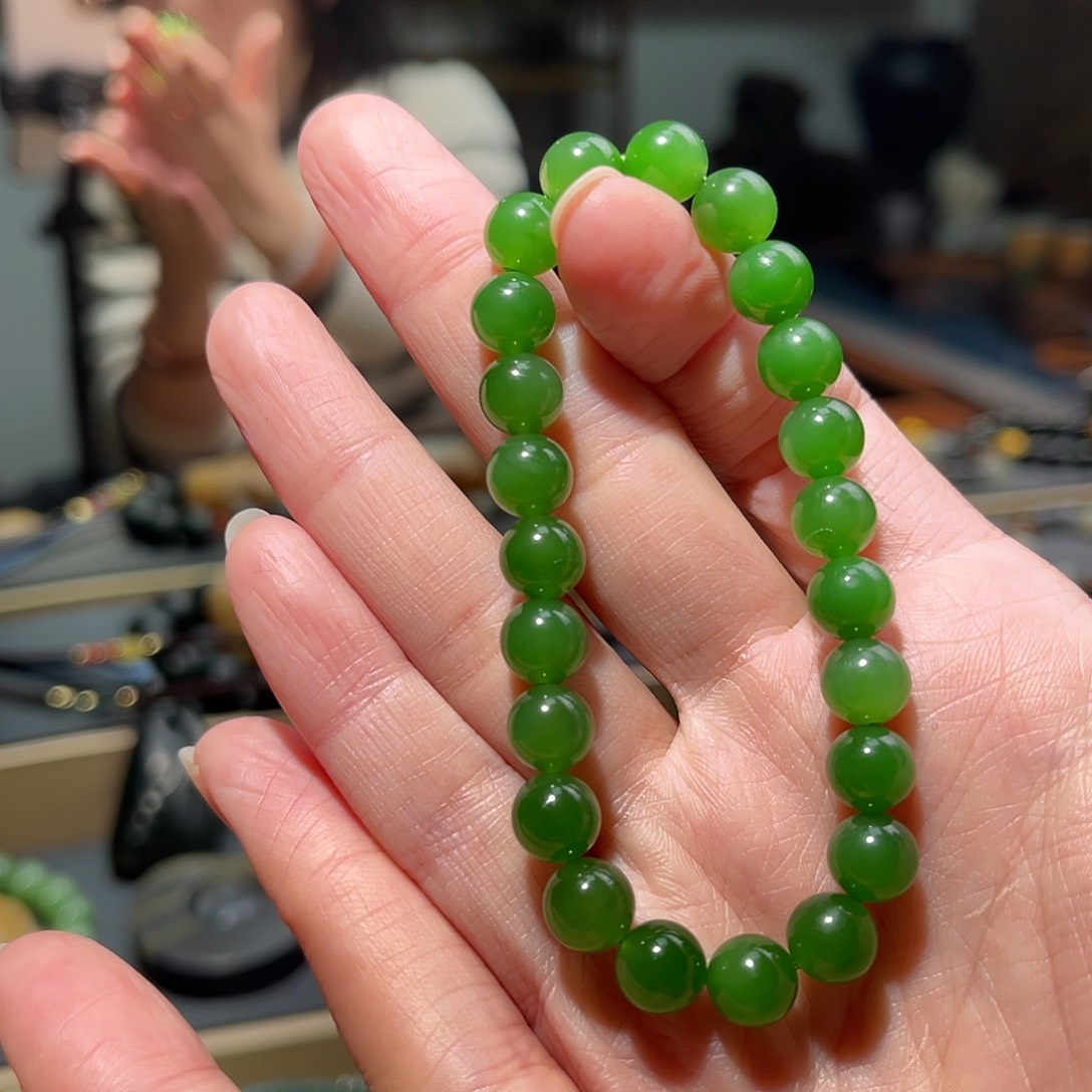 和田玉手链未镶嵌