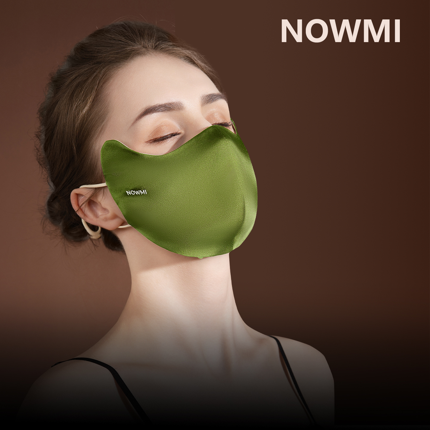 NOWMI 防晒口罩真丝防紫外线女轻薄面罩遮全脸开车神器桑蚕丝脸罩