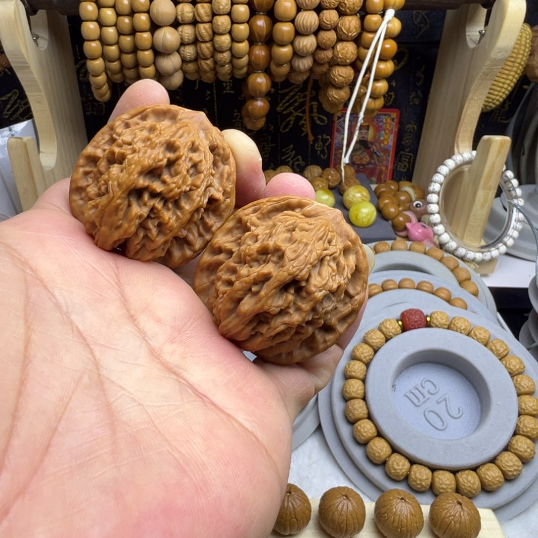 猴头核桃手串全品无修无动虎头核桃