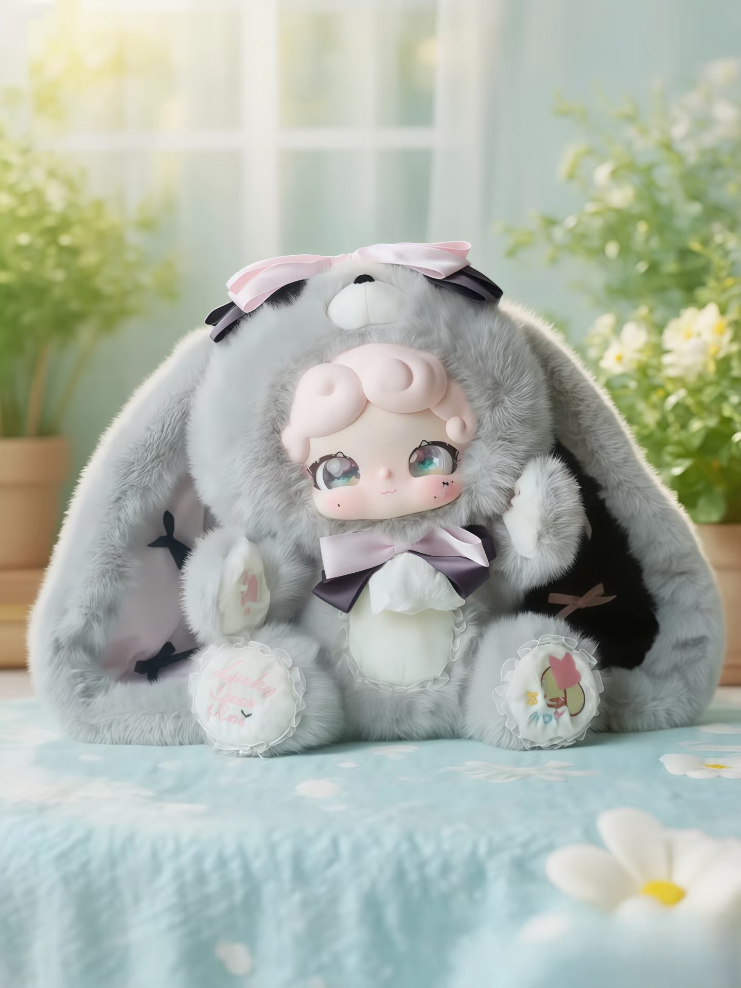 晚安小兔甜茶小兔600体毛绒系列盲盒