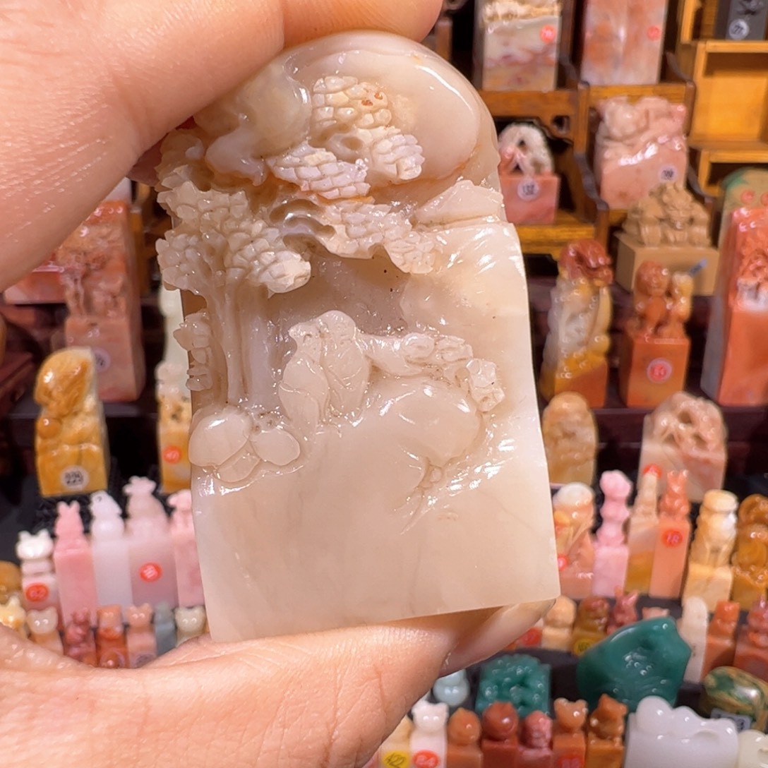 昌化石印石手工定制