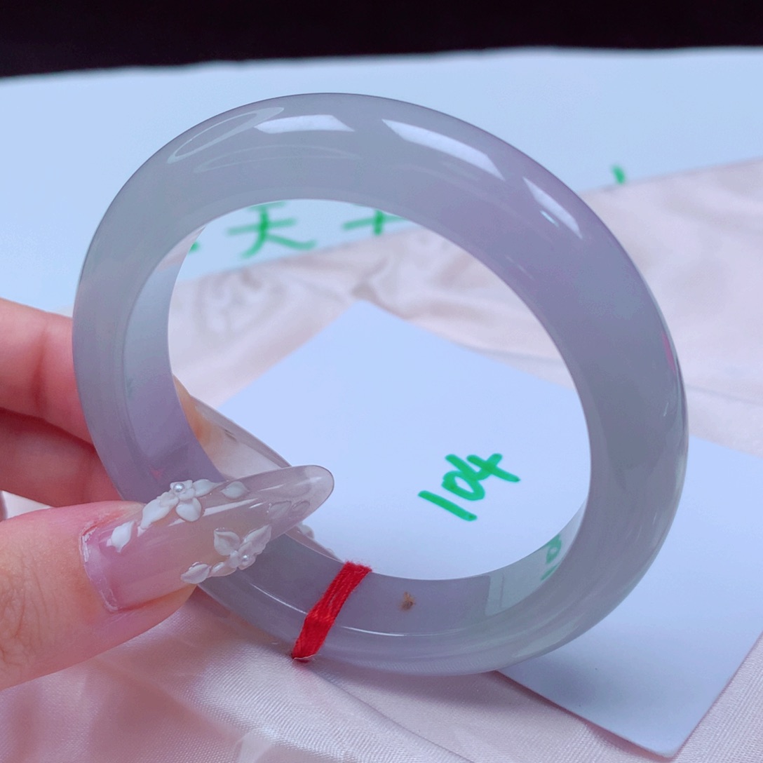 未镶嵌手镯翡翠天然缅甸翡翠A货手镯 104号