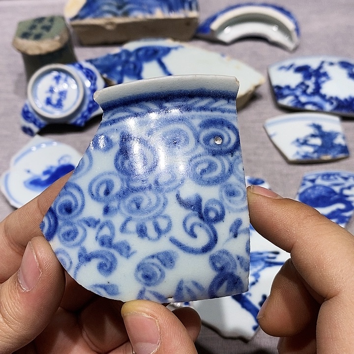 金铜精品瓷片标本