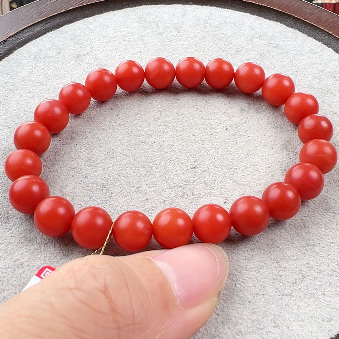 南红玛瑙手串未镶嵌