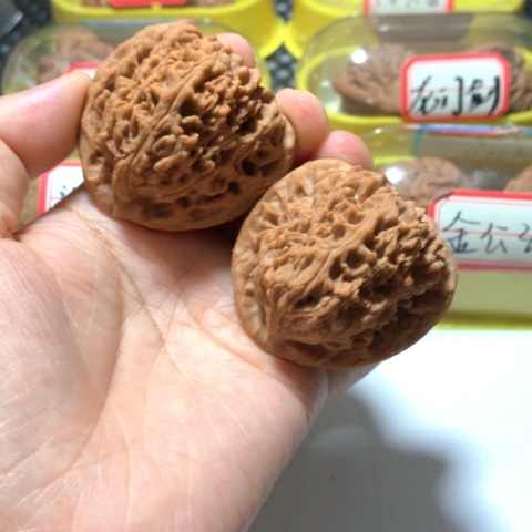 吊坠文玩核桃三角疆
