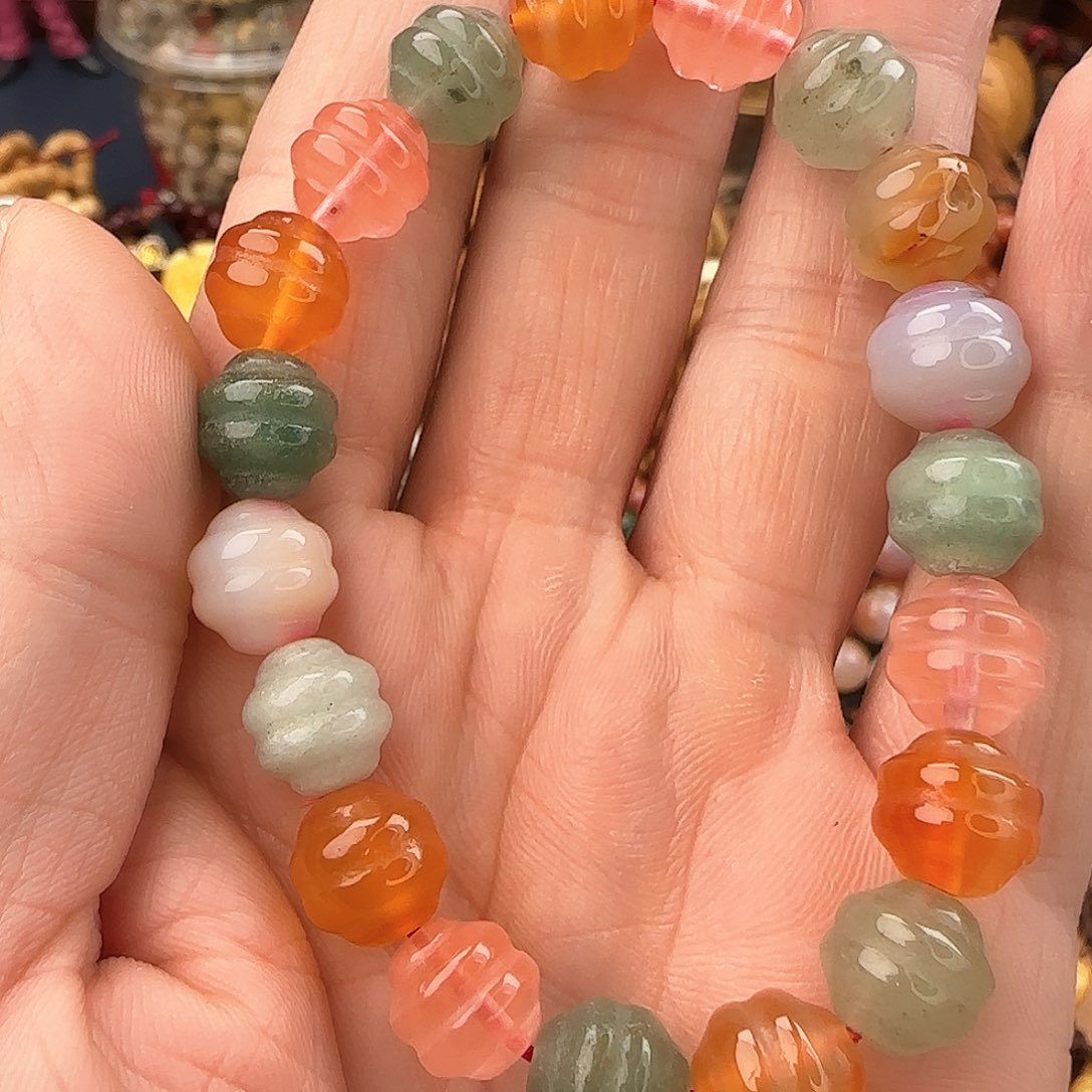 翡翠手饰合金多宝玛瑙翡翠