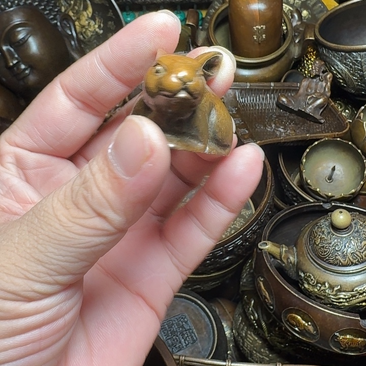 铜器摆件收收藏藏