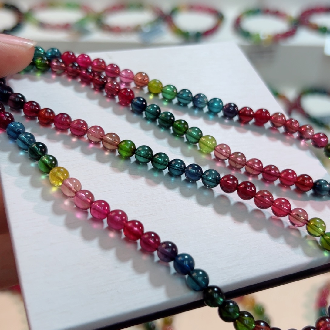 未镶嵌手链碧玺碧玺