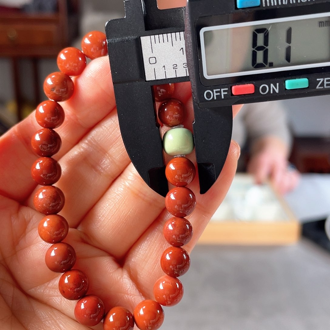 南红玛瑙手链未镶嵌