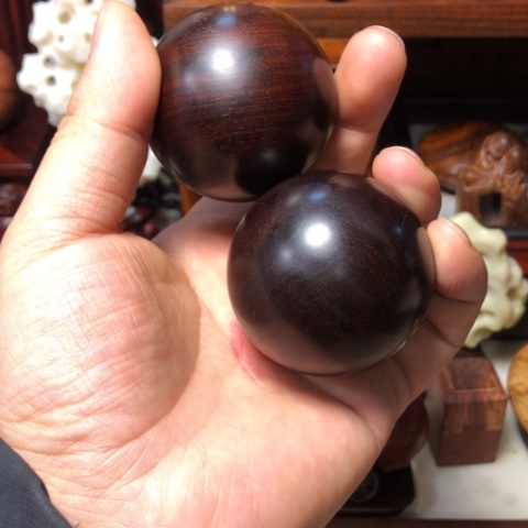 檀香紫檀（小叶紫檀）手球