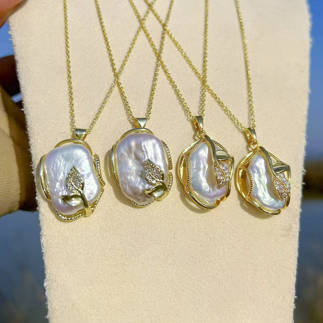 【方糖炫彩巴洛克】天然淡水巴洛克手工珍珠吊坠【多样性发一】