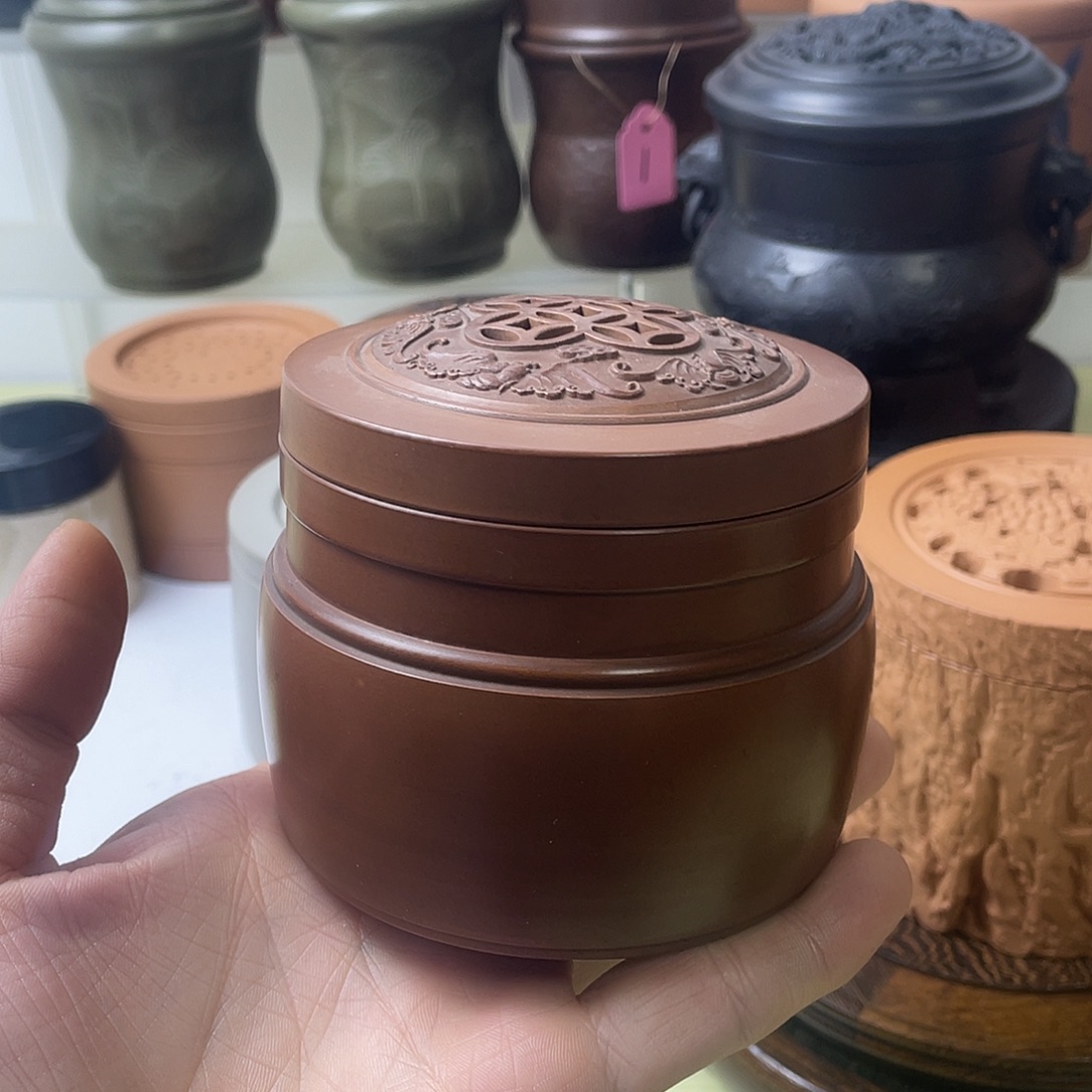 自***渡大五钱一对   微花