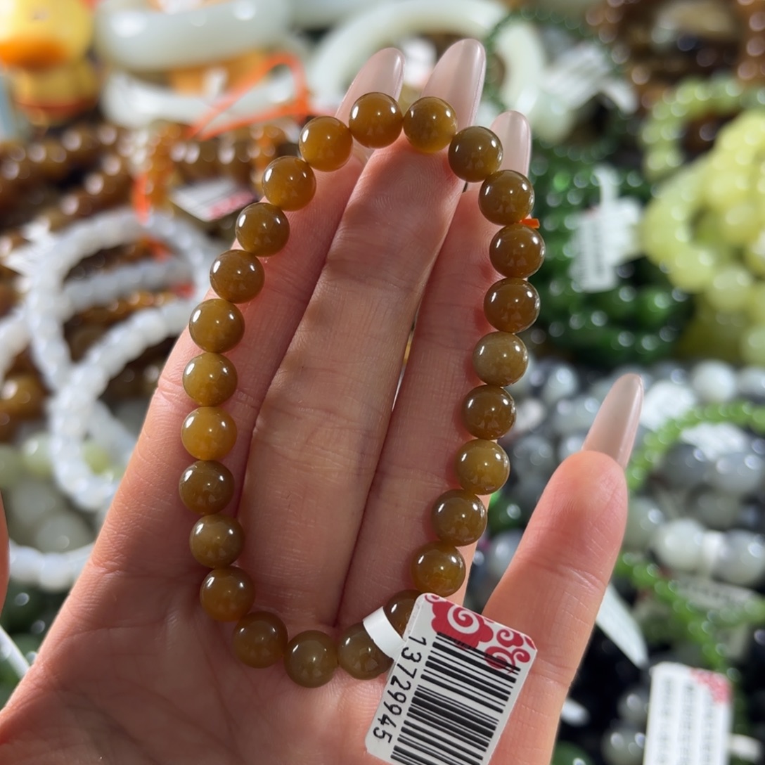 和田玉未镶嵌手串284