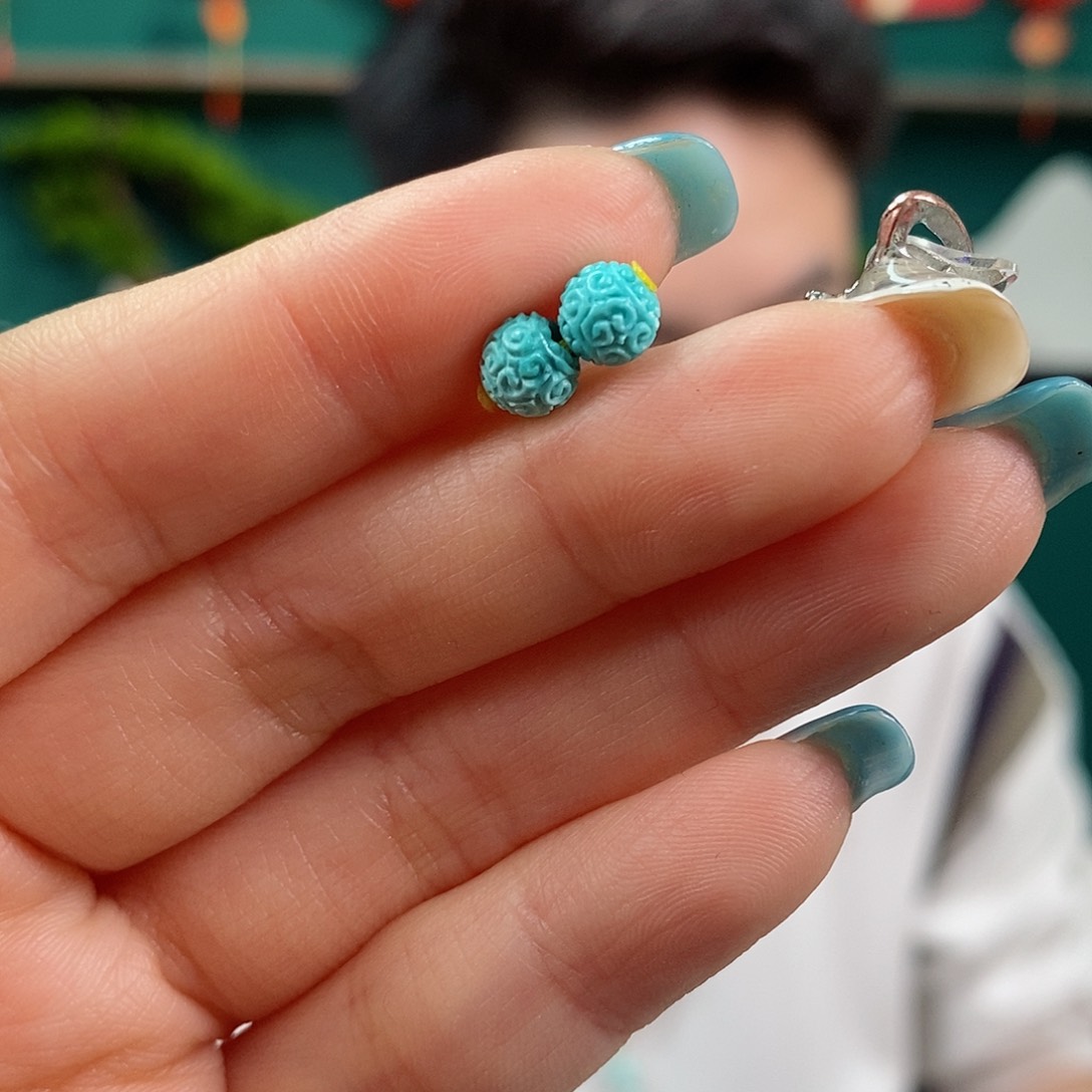 绿松石珠宝奇石未镶嵌