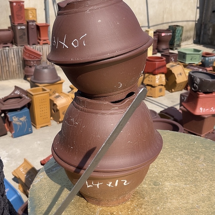 紫砂花盆紫砂等传统