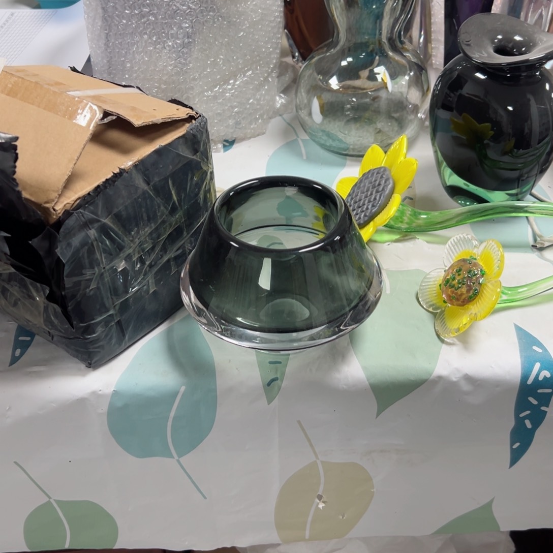 薇*朵高 12 轻奢琉璃花器微瑕福利