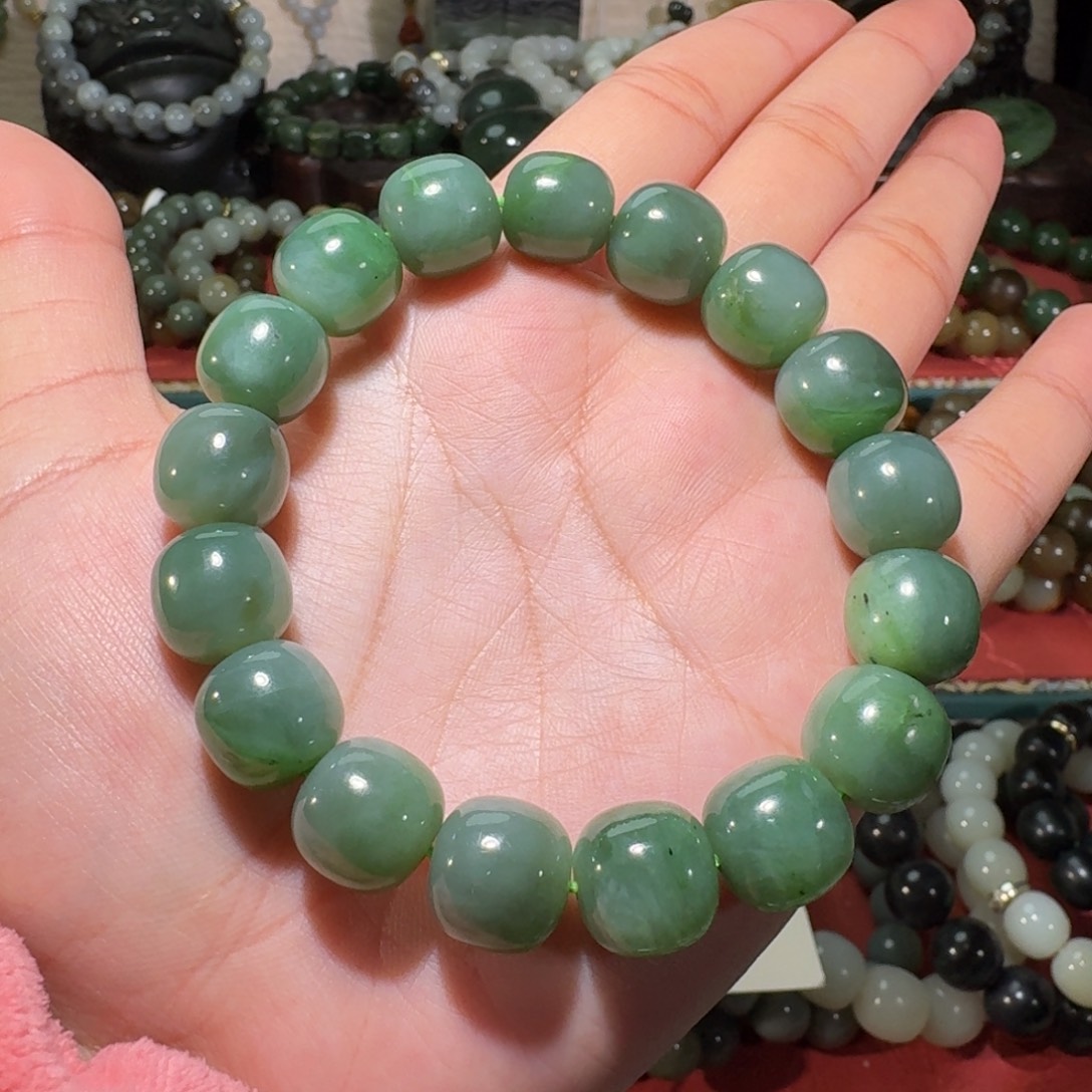 和田玉未镶嵌手链