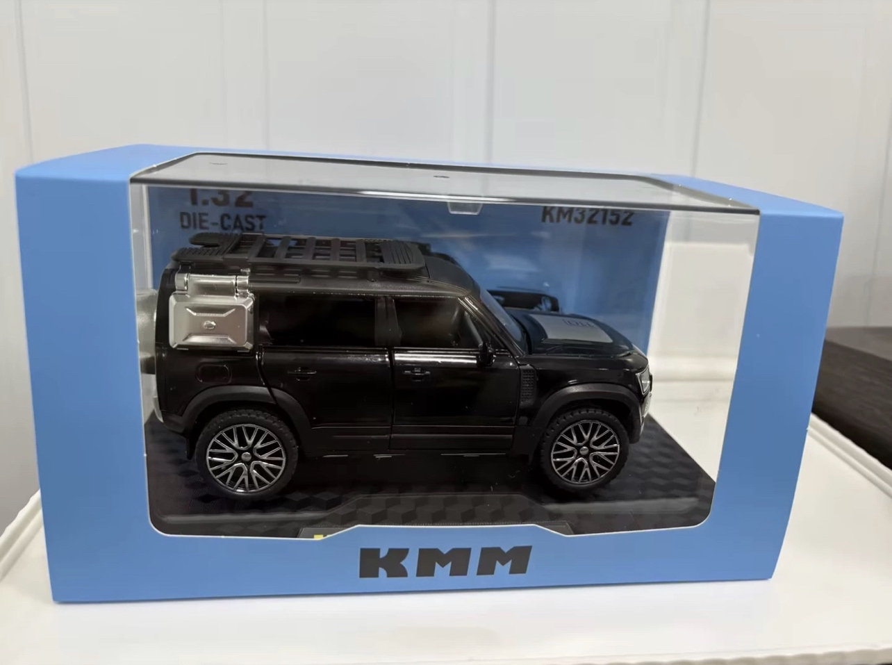 1:32带防尘罩静态模型【路虎卫士】合金汽车模型收藏摆件送礼