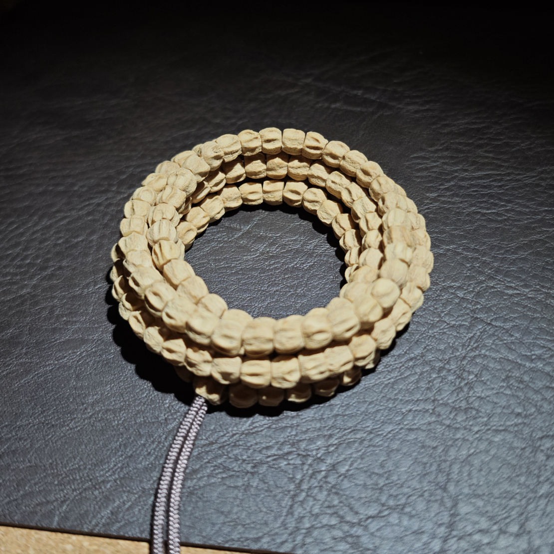 【“悟”系列-深坑鬼脸微斜切】纹路狂野-粉油皮玉化快有色快-热振