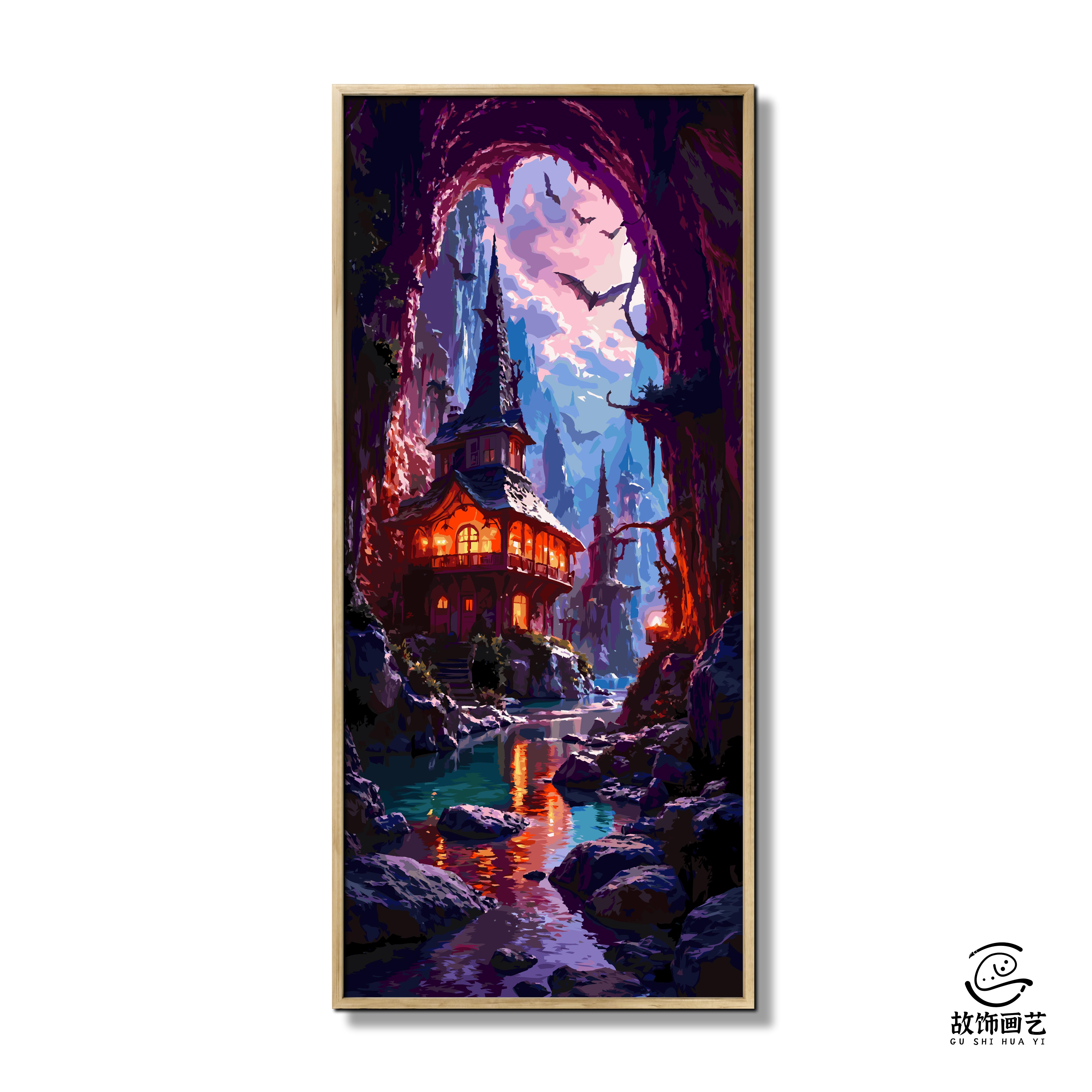 故饰画艺（纯画布）合集Ⅱ高还原60色5ml高覆盖平涂肌理DIY数字油画