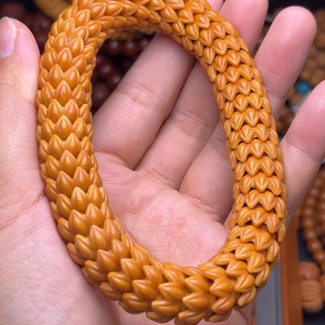 吊坠猴头核桃莲花15mm