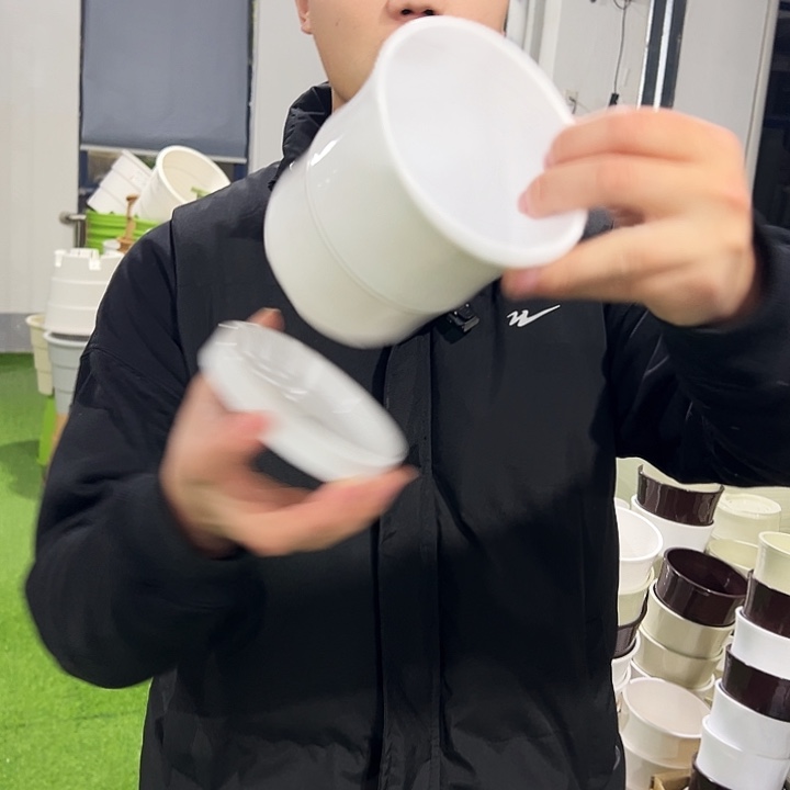 竹节口12高12白色8只带托