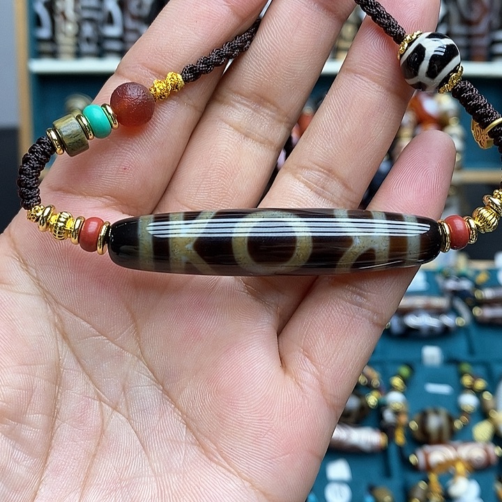 玛瑙/玉髓颈饰合金