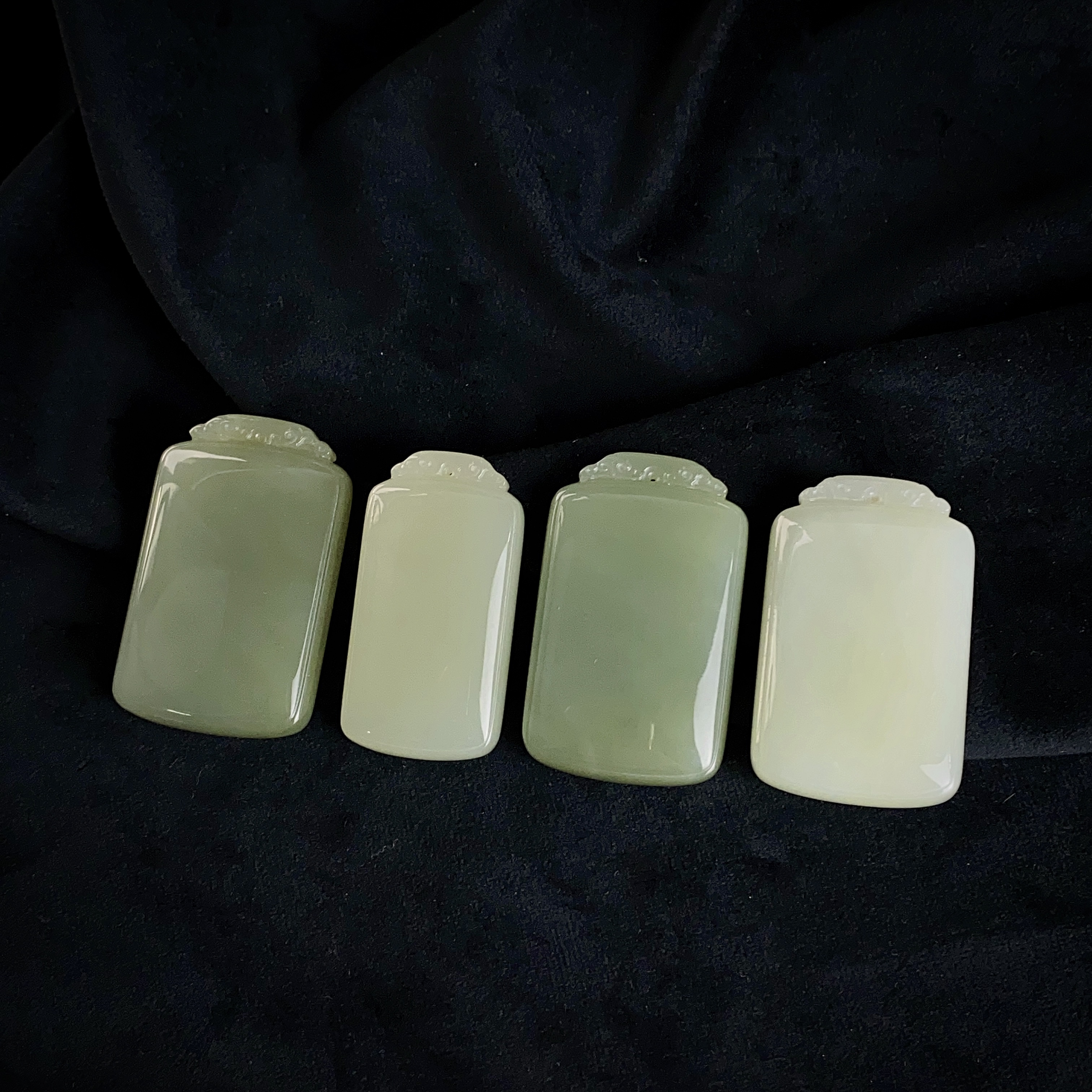 2888/ZY888-680 和田玉时尚百搭无事牌吊坠/多样性发/一件